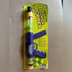 Hog Wild Rapid Fire Power Popper Foam Ball Gun New In Package